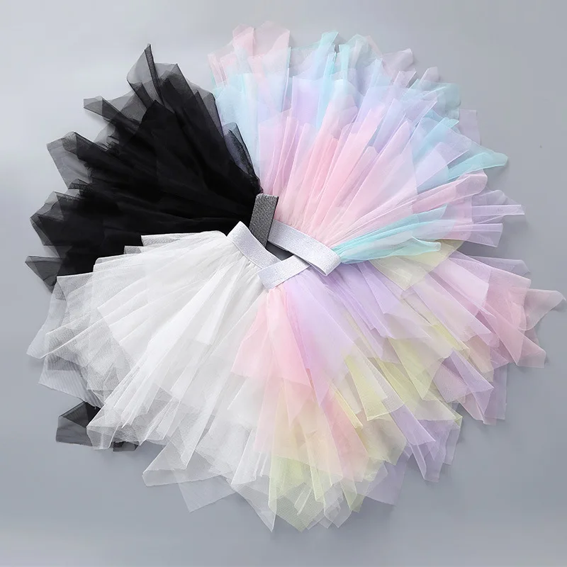 Babyinstar Summer Tutu Skirt Tulle Girl Irregular Design Baby Girl Clothes Kids Tutu Cute Baby Skirts Girl Kids Clothes Skirt