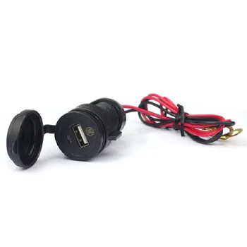 

12V to 5V waterproof motorcycle mobile phone USB charger power adapter 3.0#