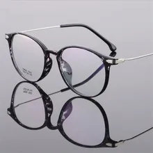 Mulheres Homens Rodada Do Vintage Armações de Óculos Retro Quadro Vidros Ópticos Óculos Goggle Oculos óculos TR90 Ultra-light 1002