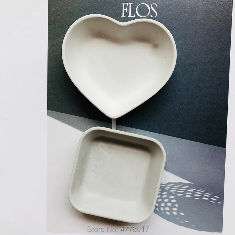 

Molds for Concrete Flower pot ,Heart shape Cement Clay Molds Succulent Plants Square Pot Mold Candlestick Storage box Mold