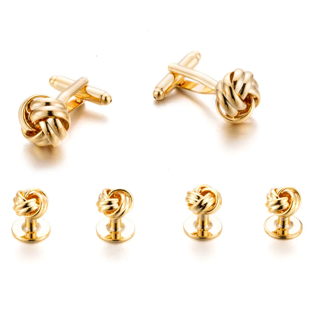 

2018 VAGULA Tuxedo Cufflinks Collar Studs Set Knot Cuff links 6pcs set drop ship gemelos Men Jewelry 193