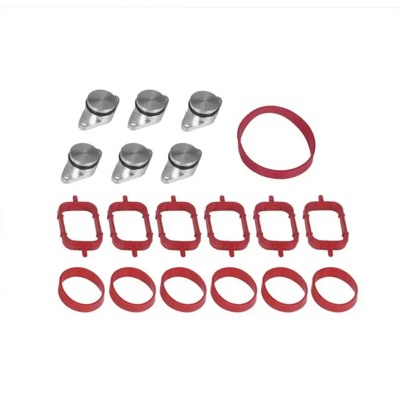 

6x22mm Car Auto Swirl Valve Replacement Accessories Set For BMW Diesel Swirl Flap Blanks Repair Kit With Manifold Gaskets
