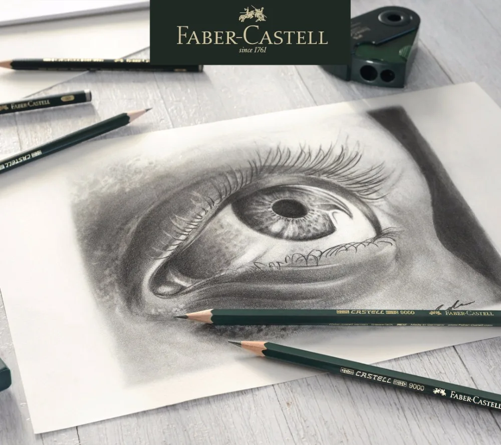 5/16 шт./лот Faber Castell 9000 дизайнерские художественные Графитовые Карандаши для