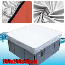 200x200x30 см Универсальное покрытие ванны анти-УФ Всепогодная крышка защита Спа Крышка для горячей ванны защита и крышка для джакузи