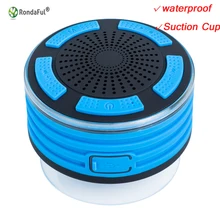 IPX7 Waterproof Outdoor Portable Column Wireless Speaker Car Subwoofer Amplifier with Suction Cup for iPhone xiaomi Samsung