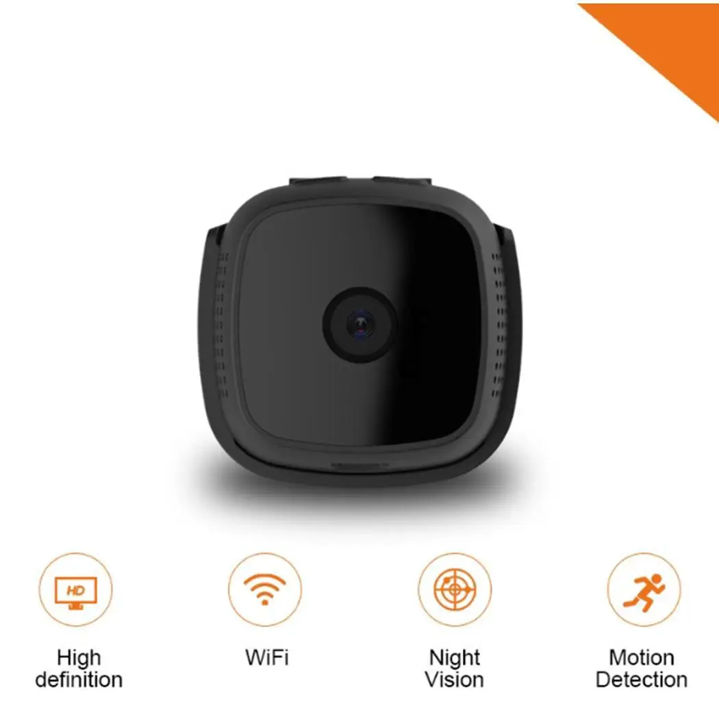 

Smart Wearable Sports Camera Remote Monitoring DC5V Network TF Card 300mAh Camera Home HD 1280 x 720P Security