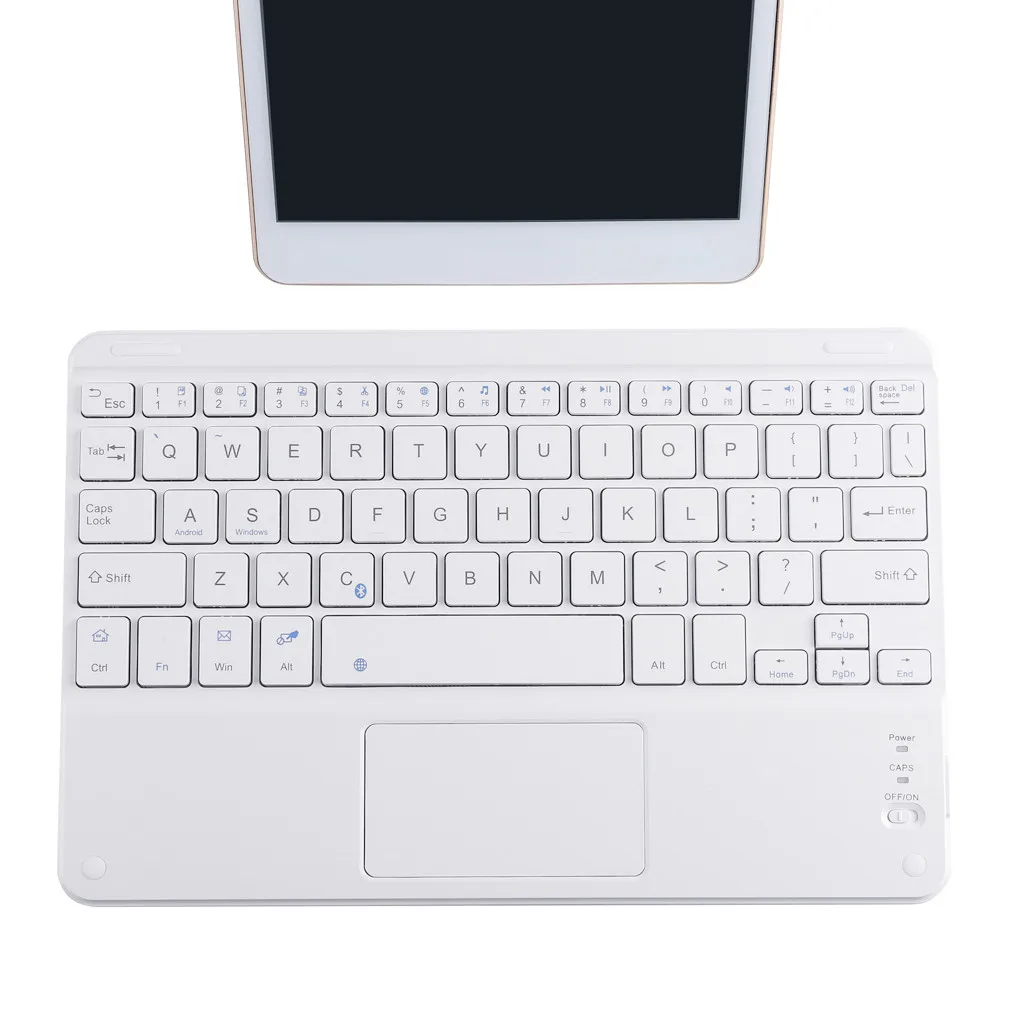 Беспроводной Bluetooth клавиатура с тачпадом Универсальный 9/7 дюймов Беспроводной мини Bluetooth клавиатура с сенсорной панелью для Планшетные ноутбуки 510#3