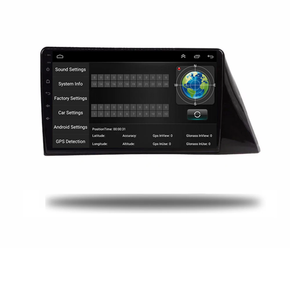 Discount Android 8.1 Car GPS Player Navi for Toyota Sienta Car Radio Touch Screen Multimedia Head Unit Stereo WIFI Blurtooth Mirror Link 10
