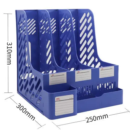 Офисный стол файл Органайзер держатель для документов А4 ящик для папок Многофункциональный пластиковый органайзер для файлов, папок - Цвет: 3 Joint Box