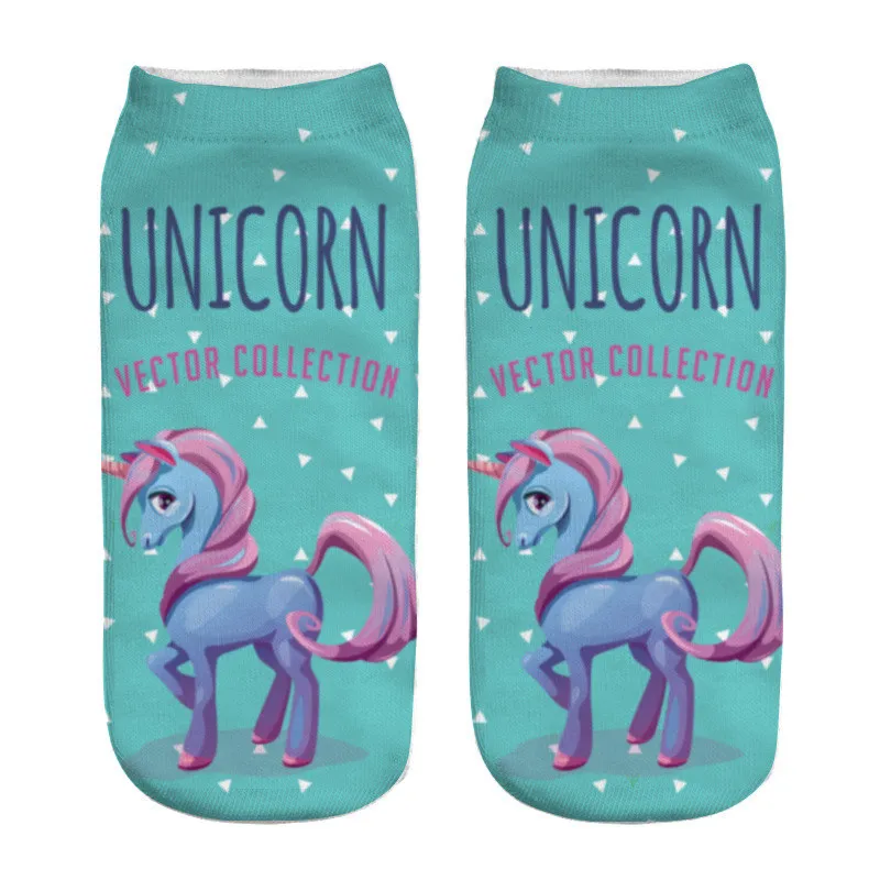 3D Printed Unicorn Womens Socks -Unicorn Fashion