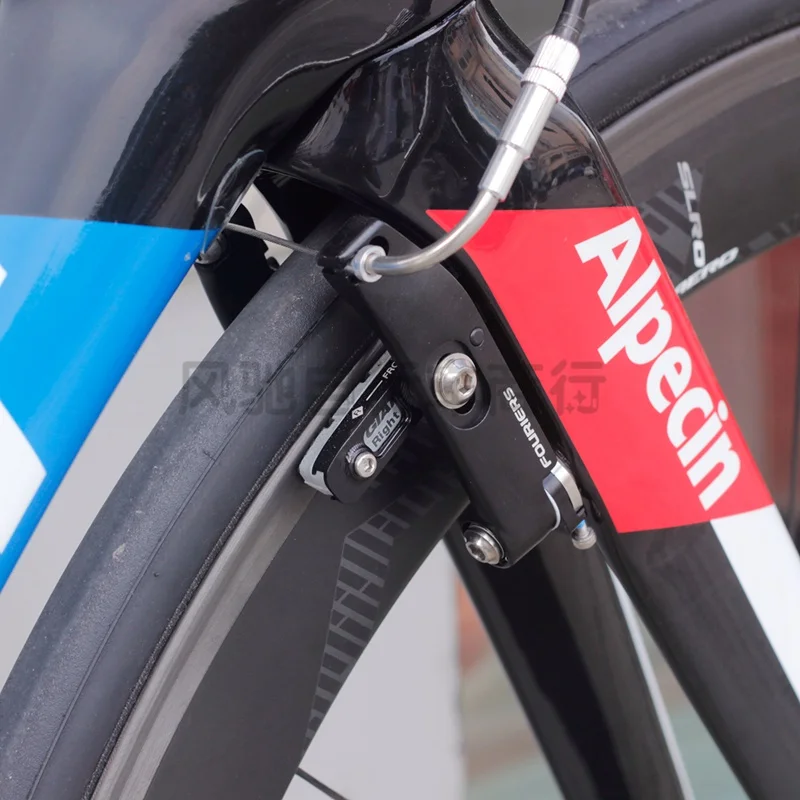 Велосипеды Fouriers велосипед прямое Крепление Aero V тормоз с Swissstop тормозные колодки для гигантского Propel сплава или углеродного колеса