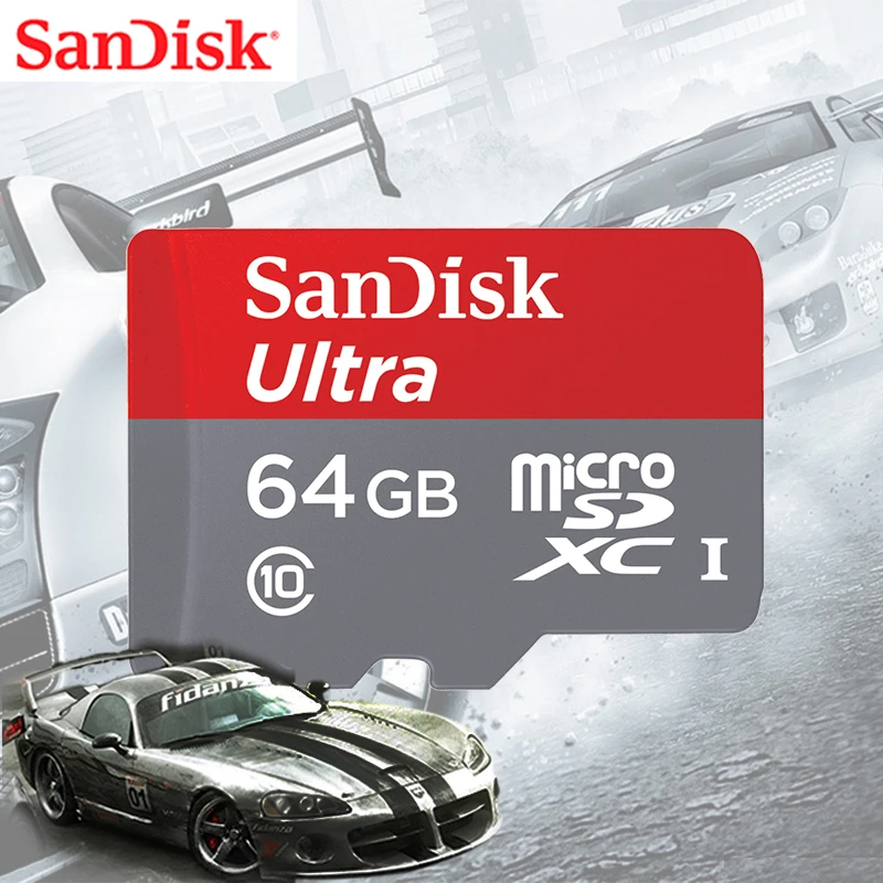 SanDisk Ultra Original memory card 256GB 128GB 64GB SDXC 32GB 16GB SDHC    usb flash C10 micro sd TF cards class10 memory card for phone