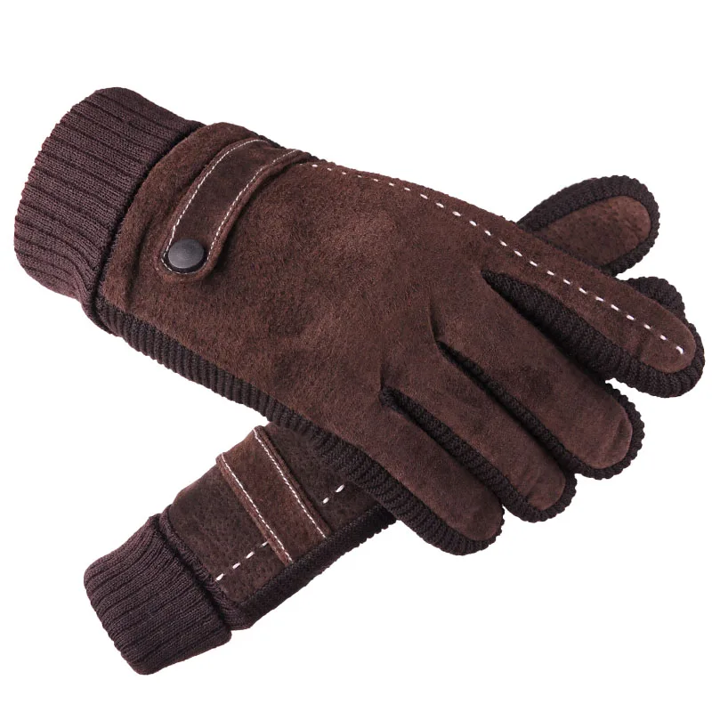 

Pigskin gloves Motorcycle Gloves durable Guantes Moto Touch Screen Warm Winter Glove Windproof Gloves Motorcycle