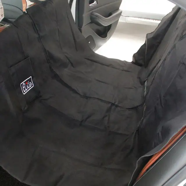 1pcs Car Styling Black Oxford Pet Car Suv Van Back Rear Bench Seat
