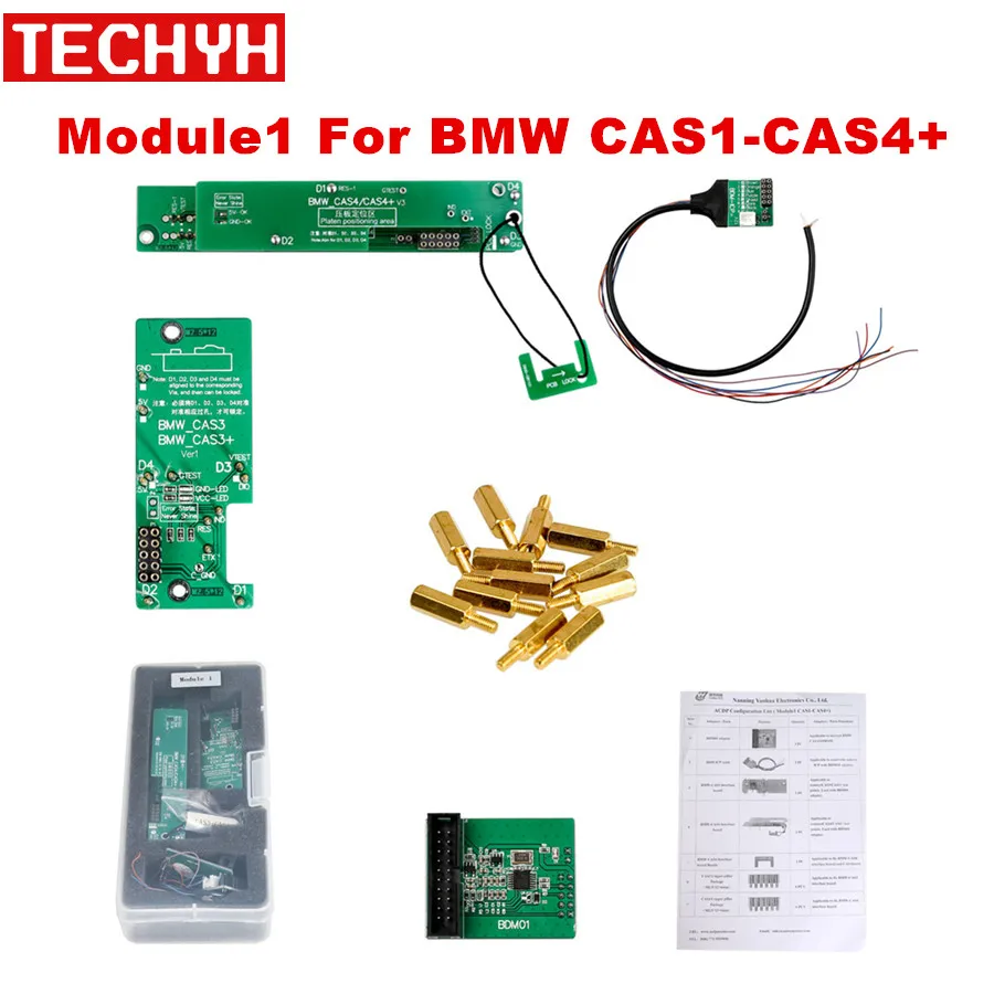 Yanhua Mini ACDP Module1 для BMW CAS1 CAS2 CAS3 + CAS4 программирование IMMO ключей и сброс