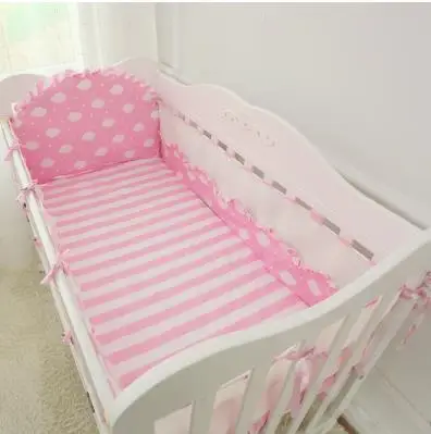 5 шт./компл. Детский Комплект постельного белья красивый удобный детский бампер