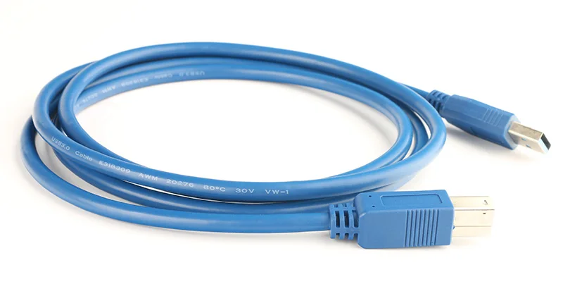 Lanfulang كبل usb 3.0 (usb 3 كابل/usb 3.0 a إلى b كابل) في الزرقاء