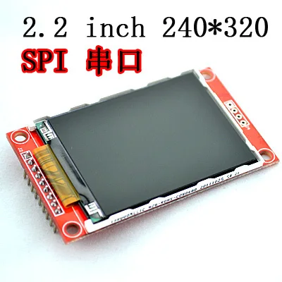 Умная электроника 2,2 дюймов 240*320 точек SPI TFT lcd последовательный порт Модуль дисплей ILI9341 5 V/3,3 V 2,2 ''240x320 для Arduino Diy