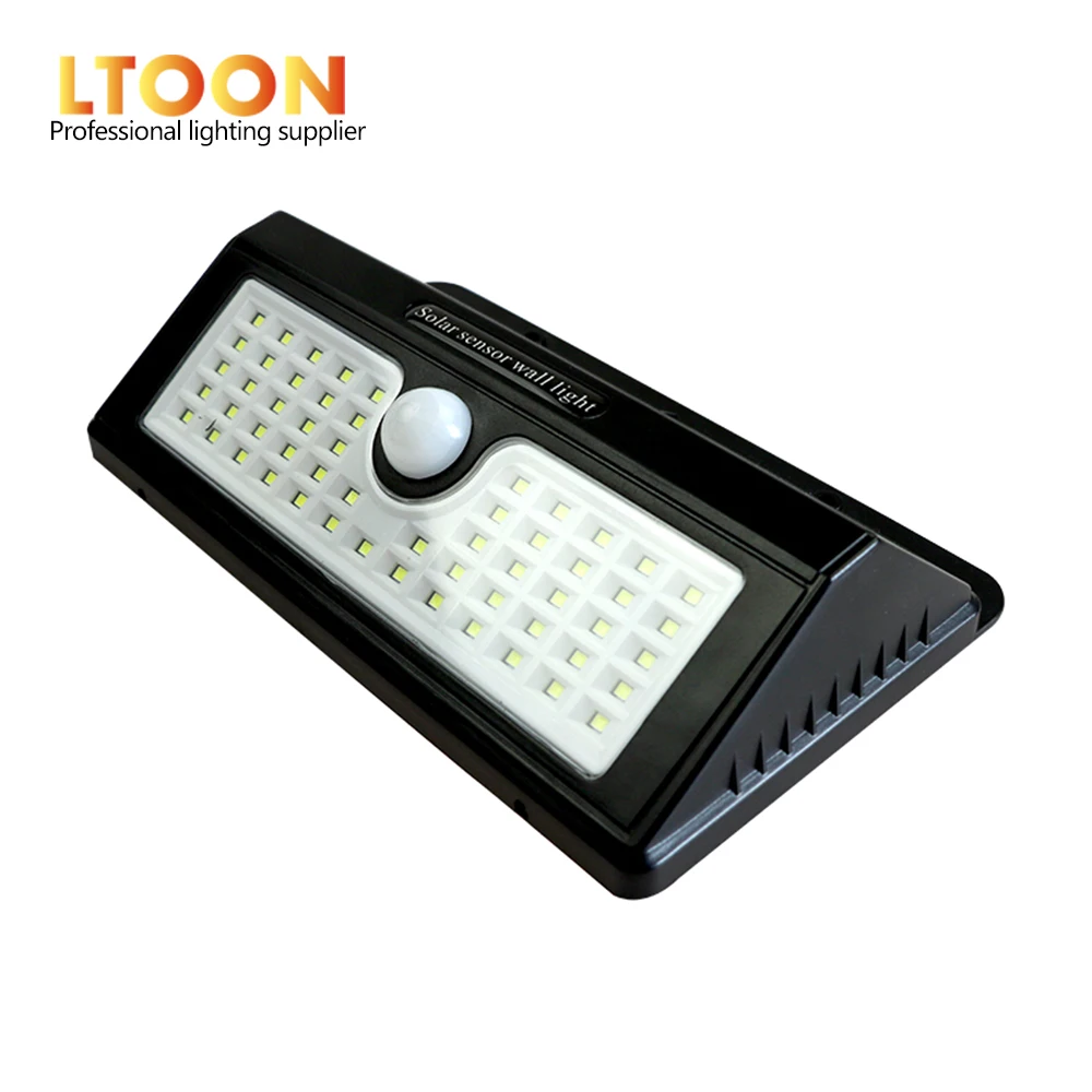 

[LTOON]LED Solar Powered Wall Lamp PIR Motion Sensor Human Body Infrared Light Outdoor Waterproof Home Garden Security Light