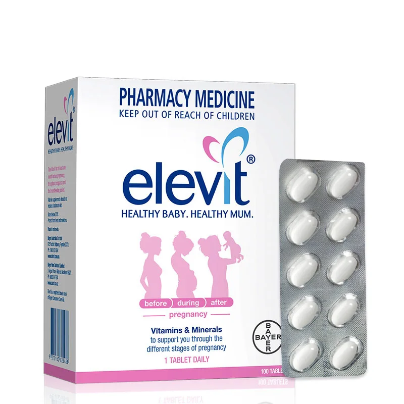 

Elevit Pregnancy 100 Tablets contains vitamins and minerals to support mums through the different stages of pregnancy.Elev