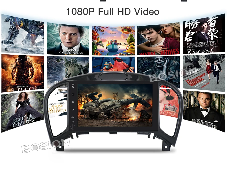 Best Bosion For nissan juke 2012 Android 9.0 Car GPS Radio Player for 2 din Universal with core Core Auto Stereo Multimedia Headunit 2