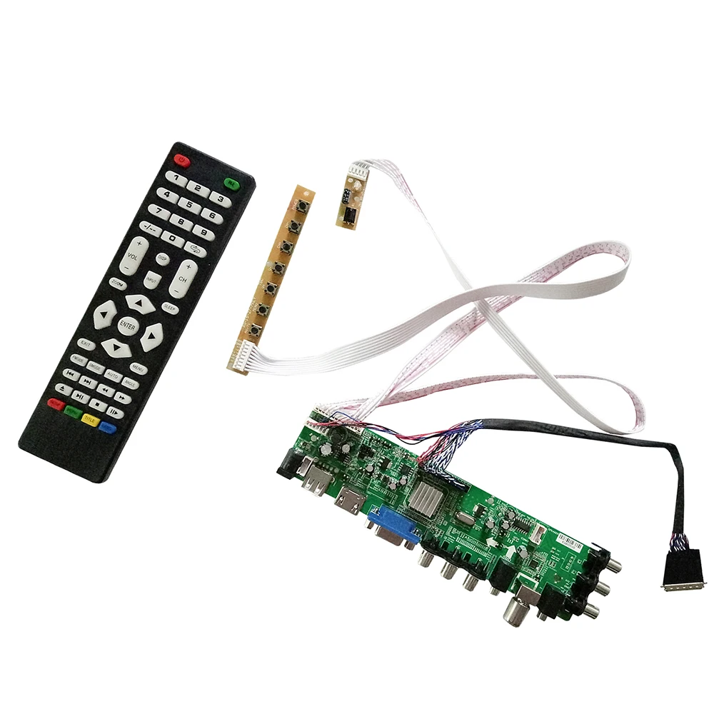 

Digital DVB-C DVB-T DVB-T2 Universal LCD Controller TV Board For B121EW09 V2