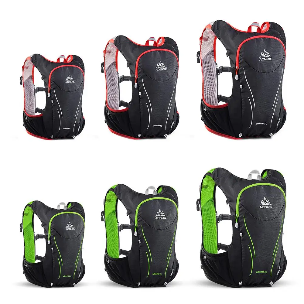 5L Nylon Waterproof Upgraded Sports Backpack Running Bicycle Bag Marathon Hydration Pack Outdoor Cycling Camping Vest Bag 5L Nylon Waterproof Upgraded Sports Backpack Running Bicycle Bag Marathon Hydration Pack Outdoor Cycling Camping Vest Bag