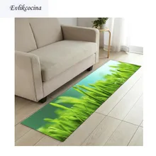 Длинный светло-зеленая трава Нескользящий Впитывающий Коврик для ванны коврик для гостиной спальни ковровое покрытие для пола Infantil