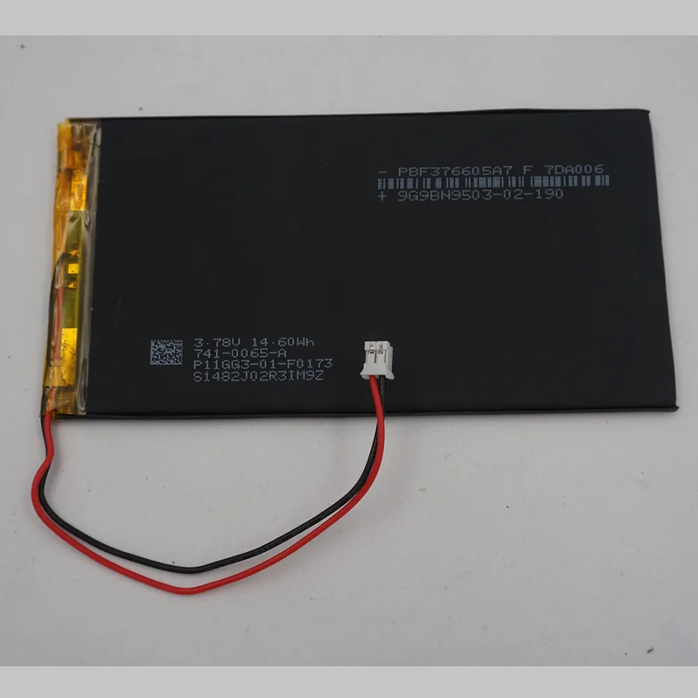 

XINJ 3.7V 4000mAh Li Polymer Li-Po Battery 2pin JST-PH 2.0mm 3766125 For E-book MID Portable Power bank Portable DVD Tablet PC