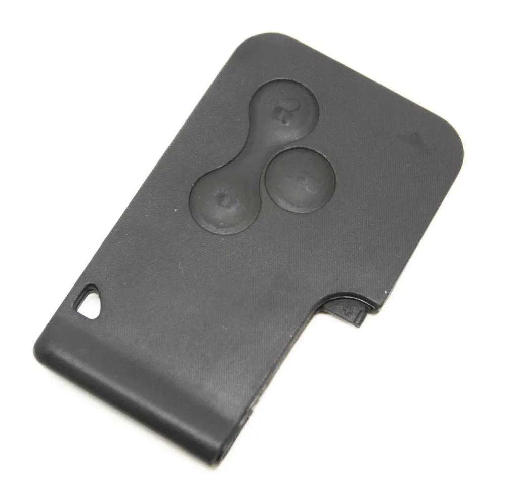 Fits For Renault Megane Scenic Grand Scenic 3 Button Key Card Case