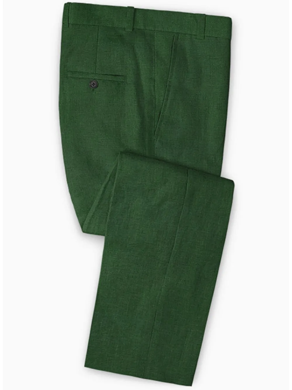 Emerald Green Linen Suits Men Light Weight Beach Wedding Suits For Men Custom Made Summer Linen Suit Tailored Groom Suit 2019