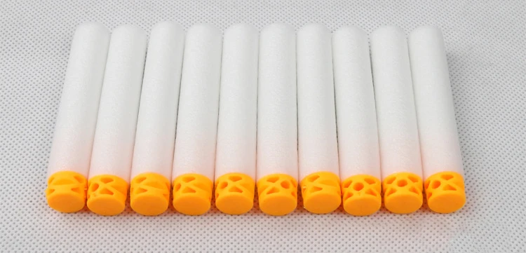 100 шт. полые мягкие головы 7 2 см пополнения Дартс для Nerf серии бластеров Новое