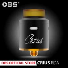 Original OBS Crius RDA Atomizer Tank with Easy Dual Coils Building PEI Drip Tip 4 Adjustable Airflow Holes for E-Cigarettes Vape цена Original OBS Crius RDA Atomizer Tank with Easy Dual Coils Building PEI Drip Tip 4 Adjustable Airflow Holes for E-Cigarettes Vape цены онлайн