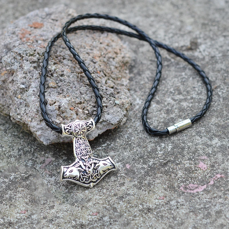 QIHE-JEWELRY-Norse-Vikings-Amulet-Goat-Thor-s-Hammer-Pendant-Necklace-Original-Animal-Knot-Viking-Jewelry(1)