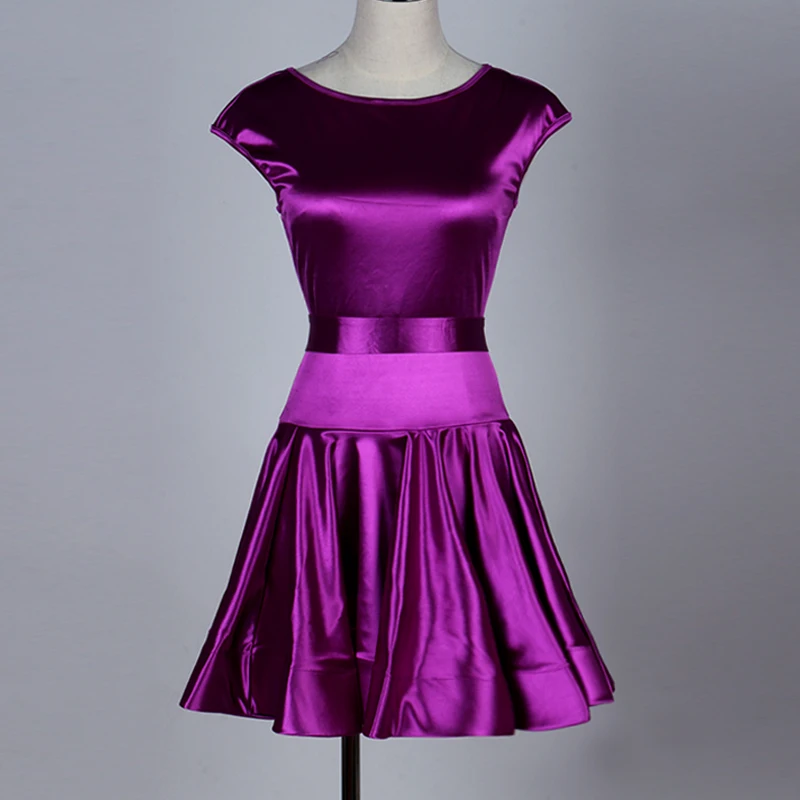 

kids latin dress purple modern dance dress for girls dance competition salsa rumba dress latin dance dress LQ065