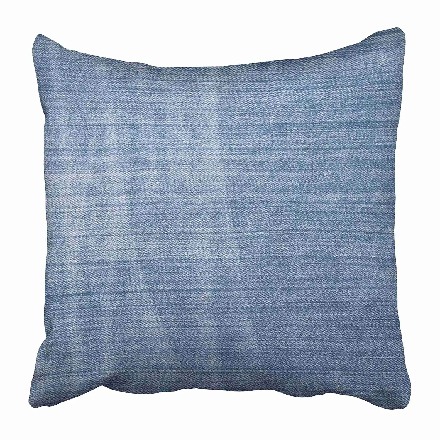 Throw Pillow Covers Cases Blue Abstract Jeans Denim Blank Canvas Casual Closeup Color Country Detail Pillowcases Cased | Дом и сад