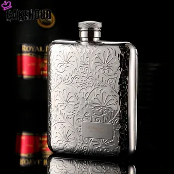 

CAKEHOUD 6 Oz Stainless Steel Pocket Hip Flask Alcohol Whiskey Jug Stanley Camping Portable White Wine Pot Bridesmaid Gift