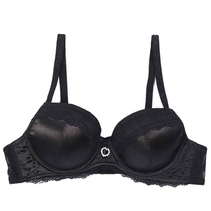 

Lace underwear bra thin mold cup sexy silk thin section side of the bra