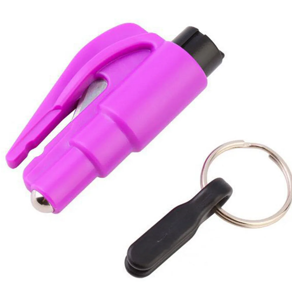 1 Piece Emergency Safety Escape Car Window Glass Breaker Hammer Seat Belt Cutter Key Chain Repair Tools