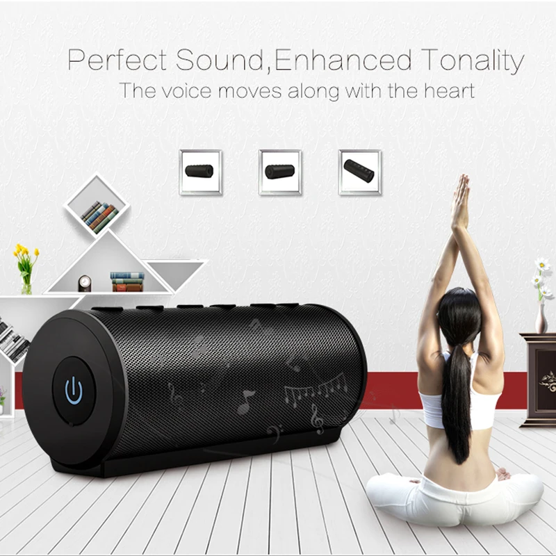 

VTIN 5.0 Wireless Portable Bluetooth Speakers Stereo Loud Sound Aux Speaker With Built-in Mic and Battery For Home Outdoor Party