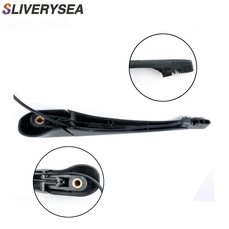 SLIVERYSEA 14 ''заднего стеклоочистителя и лезвия для Citroen C8 V3 2002- Высокое качество натурального каучука авто аксессуары