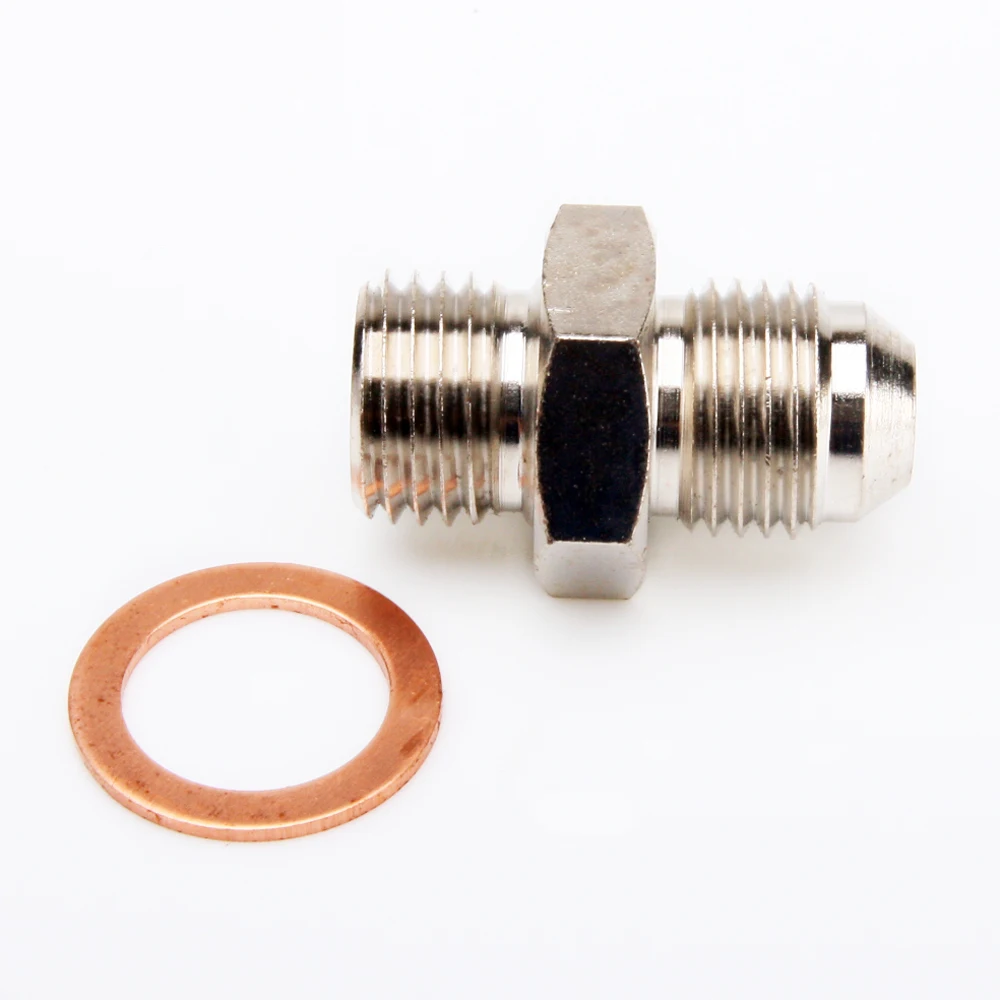 

Kinugawa Turbo Adapter Kit M12x1.25mm to 4AN Engine Block Oil Feed for TOYOTA 3SGTE Rev 3 / Turbo Coolant for MHI