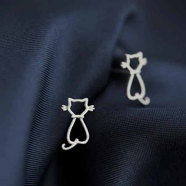 925-Sterling-Silver-Cat-Stud-Earrings-For-Women-Gift-Sterling-silver-jewelry-Pendientes-Mujer-Female-Pendientes.jpg_640x640