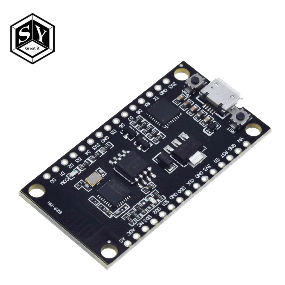 Беспроводной модуль CH340/CP2102 NodeMcu V3 V2 Lua wifi Интернет вещей макетная плата на основе ESP8266 ESP-12F с pcb антенной