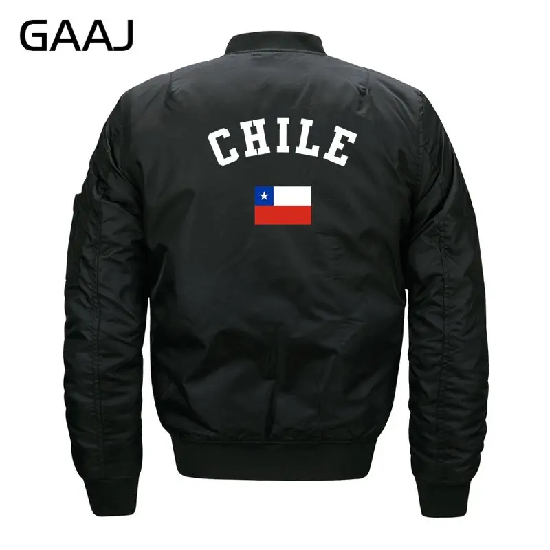 

GAAJ Print chile Flag Jackets Men 6XL 7XL 8XL Parka Jacket For Male Winter Army Green Brand Clothing Fashion Casual Bomber Outdo