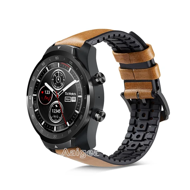 ticwatch pro leather strap