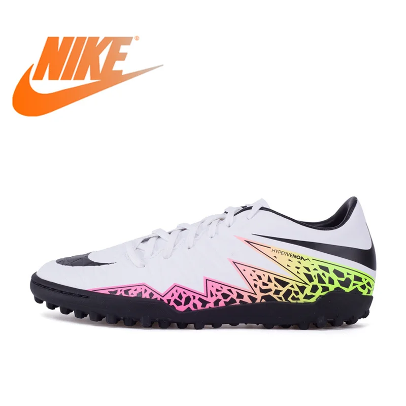 Оригинальная продукция Nike мужские HYPERVENOM PHELON II TF легкие удобные футбольные бутсы, уличные газон дышащие кроссовки узкие