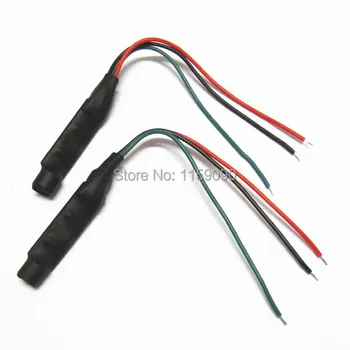 

2 X MINI Audio Microphone Mic Cable Adapter For Security CCTV Camera DVRs
