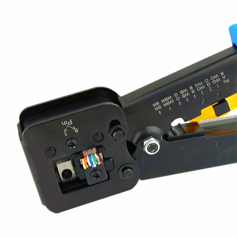 Multifunction EZ rj45 crimper hand network tools pliers rj12 cat5 cat6 8p8c Cable Stripper pressing clamp tongs clip 