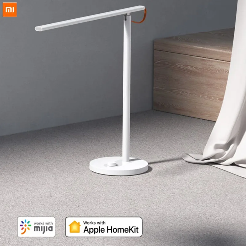 

Newest Xiaomi Mijia Smart Remote Control Table Desk Lamp 1s 4 Lighting Modes Dimming Reading Light Lamp With Mijia HomeKit APP